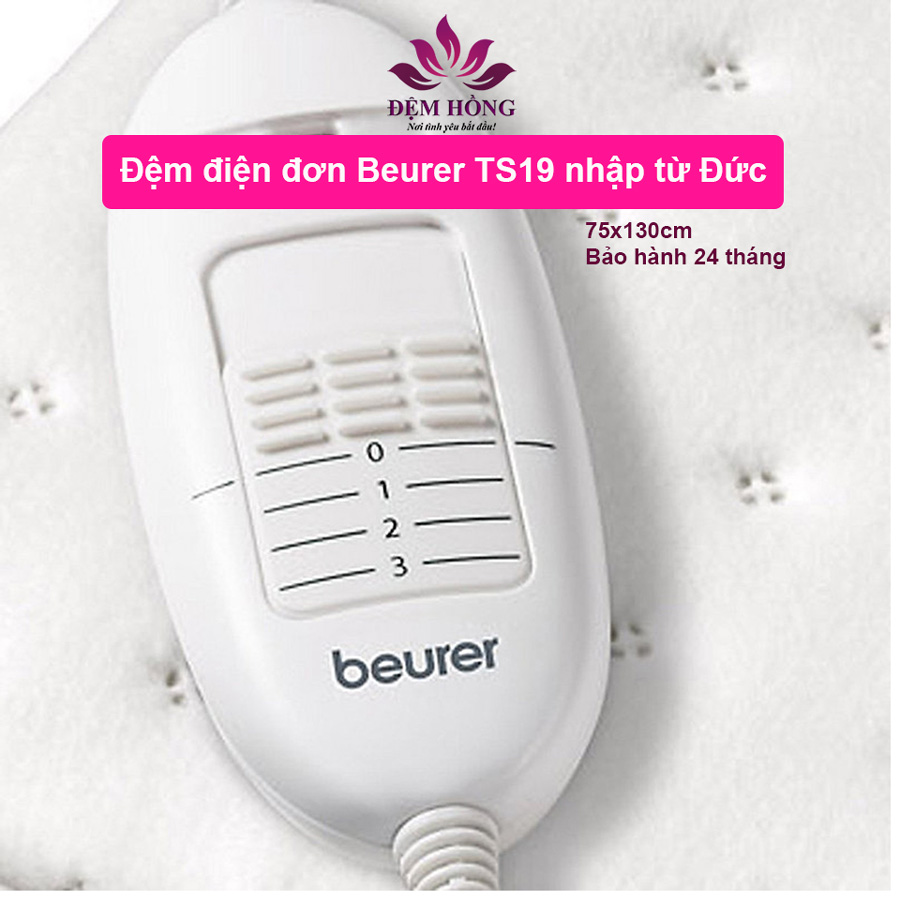 Bộ điều khiển 3 nút điều chỉnh nhiệt độ của Beurer TS19