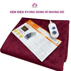 Đệm điện Kyungdong vải nỉ nhung cao cấp