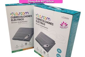 Đệm điện sưởi ấm Lascom Tây Ban Nha LC350H 80*160cm