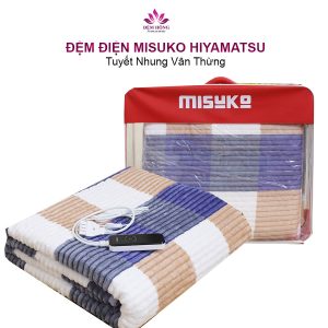 Đệm điện Misuko Hiyamatsu cao cấp có hẹn giờ 9 mức nhiệt