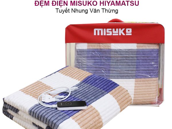 Đệm điện Misuko Hiyamatsu cao cấp có hẹn giờ 9 mức nhiệt